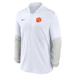 Nike White and Gray Long Sleeve Men's Shirt